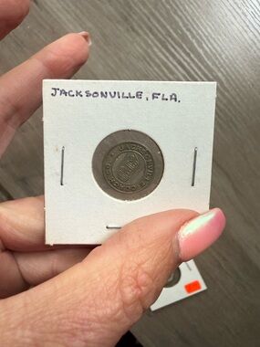 2 for $15 sale: vintage transit token Jacksonville Coach Company in FL